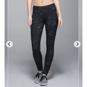 Lululemon Speed Tight III *Full-On Luxtreme Star Crushed Coal Black 6